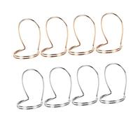 ibasenice 8pcs Metal Guitar Finger Picks Gold Silver Thumb Index Picks for Bass Classical Folk Guitar Banjo Mandolin Lightweight Sturdy Accessories