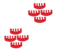 ibasenice 8pcs Rubber Violin Mutes for Practice Flexible and Control Lightweight and Portable for Family