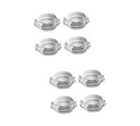 ibasenice 8pcs Safety Guard for Gas Stove Cooker Hob Cover Edges Kitchen Gas Safety Case Prevent Accidents