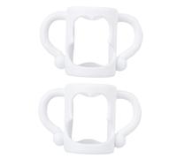 ibasenice 8pcs Silicone Bottle Handles Non- Grip for Feeding and Safe Design Comfortable Touch for Easy Holding