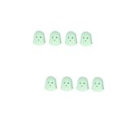 ibasenice 8pcs Silicone Guitar Finger Guards Protective Caps for Ukulele Mandolin and Electric Guitar Comfortable and Finger Protectors Cyan