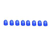 ibasenice 8pcs Silicone Guitar Fingertip Guards Finger Caps for Electric Guitar Mandolin Ukulele Pain Relief for Beginners Guitarists