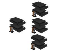 ibasenice 8pcs Sound Isolation Pads for Speaker Vibration Control Acoustic Foam Panels Speaker Isolation Cushions for Home Studio