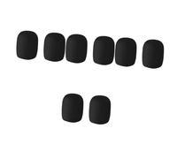 ibasenice 8pcs Sponge Mic Covers for Handheld Mic Windscreen Microphone Cover Protection Microphone Accessory for Camera Use