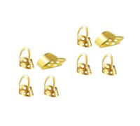 ibasenice 8pcs Thumb Pick for Banjo Ukulele Adjustable Stainless Steel Finger Pick Smooth Plectrum and Guitar Plectrum
