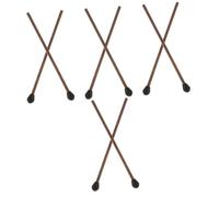 ibasenice 8pcs Tongue Drum Percussion Mallets Wood Heads Practice Drumsticks for Beginners and Boys and Girls for Music Education and Home Use