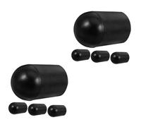 ibasenice 8pcs Upright Bass Endpin Pad Doublebass Endpin Pad Rubber Bass for Instrument Protector Non-slip Cap Practical