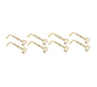 ibasenice 8pcs Violin Chin Rest Metal Screws Clamp for Enhanced Stability Easy Installation Professional Musical Instrument Accessories