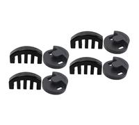ibasenice 8pcs Violin Mute Rubber Practice Accessories for Quiet Playing and Styles for Violin for Volume Control