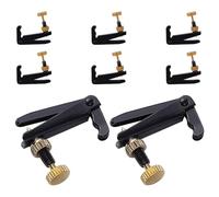 ibasenice 8pcs Violin String Fine Tuner 3/4-4/4 Metal Adjusters Instrument Accessory Kit Fine Tuning Tools Violin Parts Replacement and Setup