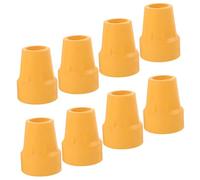 ibasenice 8pcs Walking Stick Foot Pads Non-Skid Rubber Tips for Trekking Poles and Canes Anti-wear Hiking Pole Protectors for Enhanced Stability and Balance Lightweight Easy-Install