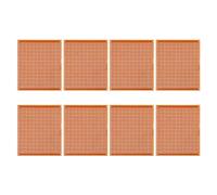 ibasenice 8pcs X18cm Single Side Pcb Circuit Board Made of Copper and Vo Bakelite Material, Efficient and Practical Prototyping Board Suitable for Electronics and Maintenance Experiments