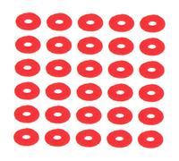 ibasenice 90pcs Felt Piano Keyboard Washers for Key Balance Regulation Compact Piano Accessory for Repairing and Insulating Keys Red Felt Material