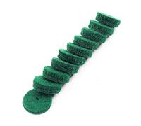ibasenice 90pcs Green Felt Piano Washers 22mm round Synthetic Material Keyboard Balance Washers Replacement Tool for Drum Cymbals Sound Improvement and Finish Protection
