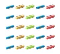 ibasenice 99pcs Expression Message Pills Bottle Gift with Paper Notes in Lovely Pill Shape, Innovative Design for Valentine's Day, Birthday, and Romantic Occasions, DIY Love Letter Capsule