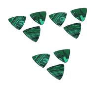 ibasenice 9pcs Guitar Plectrum Picks Natural Stone Lightweight Picks for Electric and Acoustic Guitars Comfortable Finger for Musicians
