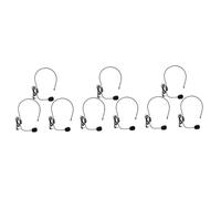 ibasenice 9pcs Head-mounted Microphone Wired Loudspeaker for Teaching Presentations and Performance Lightweight Durable Easy to Use Voice Amplifier Mic for Men and Women
