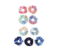 ibasenice 9pcs Pocket Hair Scrunchies Zipper Elastic Hair Ties Soft Fabric Accessories Easy to Wear and Remove for Women Daily Use Ropes Random Color