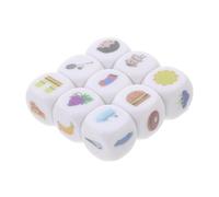 ibasenice 9pcs Storytelling Dice Educational Language Learning Cubes Creative Imagination Training for Parties and Teaching Enhances Logical Thinking and Expression Skills