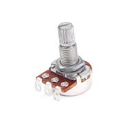 ibasenice A10K Ohm Guitar Volume Potentiometer Split Shaft 18Mm Control Pot Tone Audio, Gp201 Solder Lugs for Guitar Amplifier