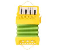 ibasenice Accordion Cartoon Musical Instrument for Easy Grip Design for Hands Modes Battery Operated for Early Music Education and Family Gatherings
