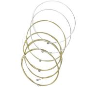 ibasenice Acoustic Guitar Strings with Full Resonance 6pcs Copper Alloy Material Folk Guitar Strings Pack