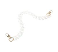 ibasenice Acrylic Purse Strap Replacement 45cm, Decorative Handbag Chain Shoulder Crossbody Bag Extender, AB Color Acrylic Chain Links for Women’s Evening Clutch