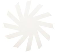 ibasenice Acrylic Sewing Template Storage Basket DIY Sewing Template Smooth Polishing Not Easy to Deform White Simple Geometric Shapes and DIY Projects