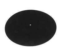 ibasenice Acrylic Slipmat Vinyl Felt Turntable Mat Black Record Player Accessory Protects Vinyl Records and Enhances Audio Performance for Turntable Sound