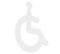 ibasenice Acrylic Wheelchair Disabled Toilet Sign with Stylish Silver Finish Reusable Restroom Guide for Commercial and Public Buildings Easy to Install Wall Sticker for Disabled Access