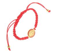 ibasenice Adjustable Benedict Charm String Bracelet Handmade Red Rope for Women and Men Suitable for Occasions