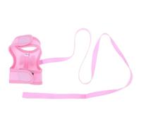 ibasenice Adjustable Bunny Harness and Leash with Cute Bow Escape Vest for Small Animals Including Rabbits Hamsters Squirrels Soft Pink Rabbit Clothes Accessory for Indoor and Outdoor Use