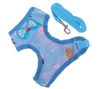 ibasenice Adjustable Chicken Harness Leash with Rooster Pulling Strap for Outdoor Use Even Pressure Distribution to Prevent Choking Includes Complete Tools for Pet Convenience and Party