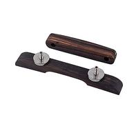 ibasenice Adjustable Guitar Bridge for Mandolin and Bass Lightweight Design for Easy Installation and String Height Replacement for Old Mandolin Bridges