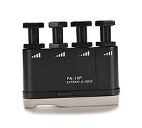 ibasenice Adjustable Guitar Finger Training Exerciser Hand Strengthener for Musicians Piano Practice Tool Black -p Model