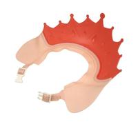 ibasenice Adjustable Hair Washing Shield Shower Cap for Soft Edge Hair Wash Protector Hat to Prevent Water and Shampoo in Eyes Lightweight Bath Crown for Boys