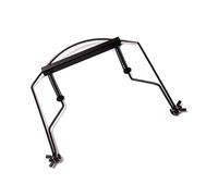 ibasenice Adjustable harmonica neck holder 10 holes stainless steel frame double lock sturdy lightweight fits brands harp rack accessory