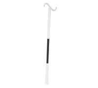 ibasenice Adjustable Long Shoe Horn and Dressing Stick for Elderly Pregnant Disabled Extended Handle Sock Helper Tool for Shoes Socks Shirts and Pants Dressing Aid Plastic Multifunctional