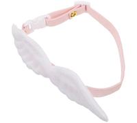 ibasenice Adjustable Pet Collar with Wing Decor Puppy Neck Tie for Parties Halloween Eye Catching Design for Pets