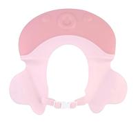 ibasenice Adjustable Pink Baby Shampoo Hat Infant Bathing Cap with Pe Material Protects Eyes from Shampoo and Water Comfortable Shower Head Guard for Babies and Kids