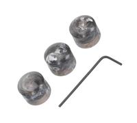 ibasenice Adjustable Plastic Electric Guitar Control Knobs with Wrench Durable Bass Potentiometer Caps for Volume and Tone Easy to Install Black Mica Color Knobs Tool