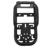 ibasenice Adjustable Rear Bicycle Rack for Electric Bikes, Iron Back Seat Cargo Carrier with Cushion, Universal Bike Rear Shelf for Adult Cycling Storage and Travel