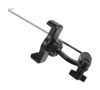 ibasenice Adjustable Saxophone Phone Holder with Stable Positioning, Plastic and Stainless Steel round Socket Mount for Rehearsal and Performance Sessions, Fits Phones and A4 Music Sheets