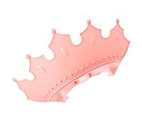 ibasenice Adjustable Shampoo Hat Crown Shape Bathing Cap Soft Bath Supplies for Boys and Protecting Eyes and Ears During Shower