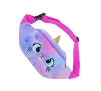 ibasenice Adorable Unicorn Chest Bag for Plush Cross Body Waist Pack with Tie-dye Purple Design Shoulder Bag for Daily Use Travel School Birthday