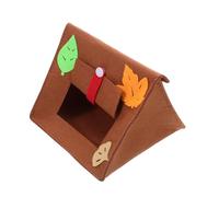 ibasenice All-season Warm Guinea Pig Habitat Tent for Small Animals Thermal Insulated Parakeet Nest Cozy Hamster Tunnel Hideout with High-density Fabric for Winter Comfort and Stress Relief