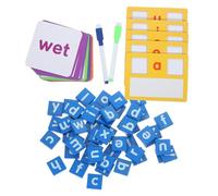 ibasenice Alphabet for Preschoolers Educational Spelling Game with Cartoon Pictures Smooth Rounded Edges Early Learning Cognitive Development and Parent Interaction Aid