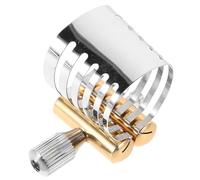 ibasenice Alto Saxophone Mouthpiece Clip Stainless Steel Protective Cap for Saxophone Accessories Sturdy Metal Fastener for School Bands and Performances