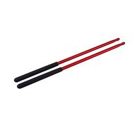 ibasenice Aluminium Alloy Drum Sticks Anti-rust Drumsticks for Drummer Exercises and Drum Pad Practicing Build Strength Strong Practice Accessories in Red