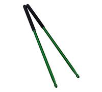 ibasenice Aluminium Alloy Drumsticks Pair Anti-rust Green Drum Sticks for Drummer Practice Drum Pad Exercises W120